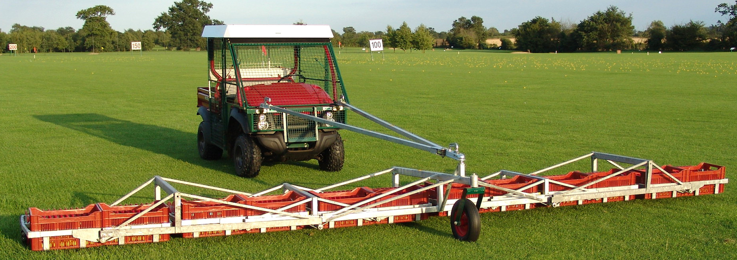 Ball Collectors for use with Vehicle « Driving Range Equipment Carroll